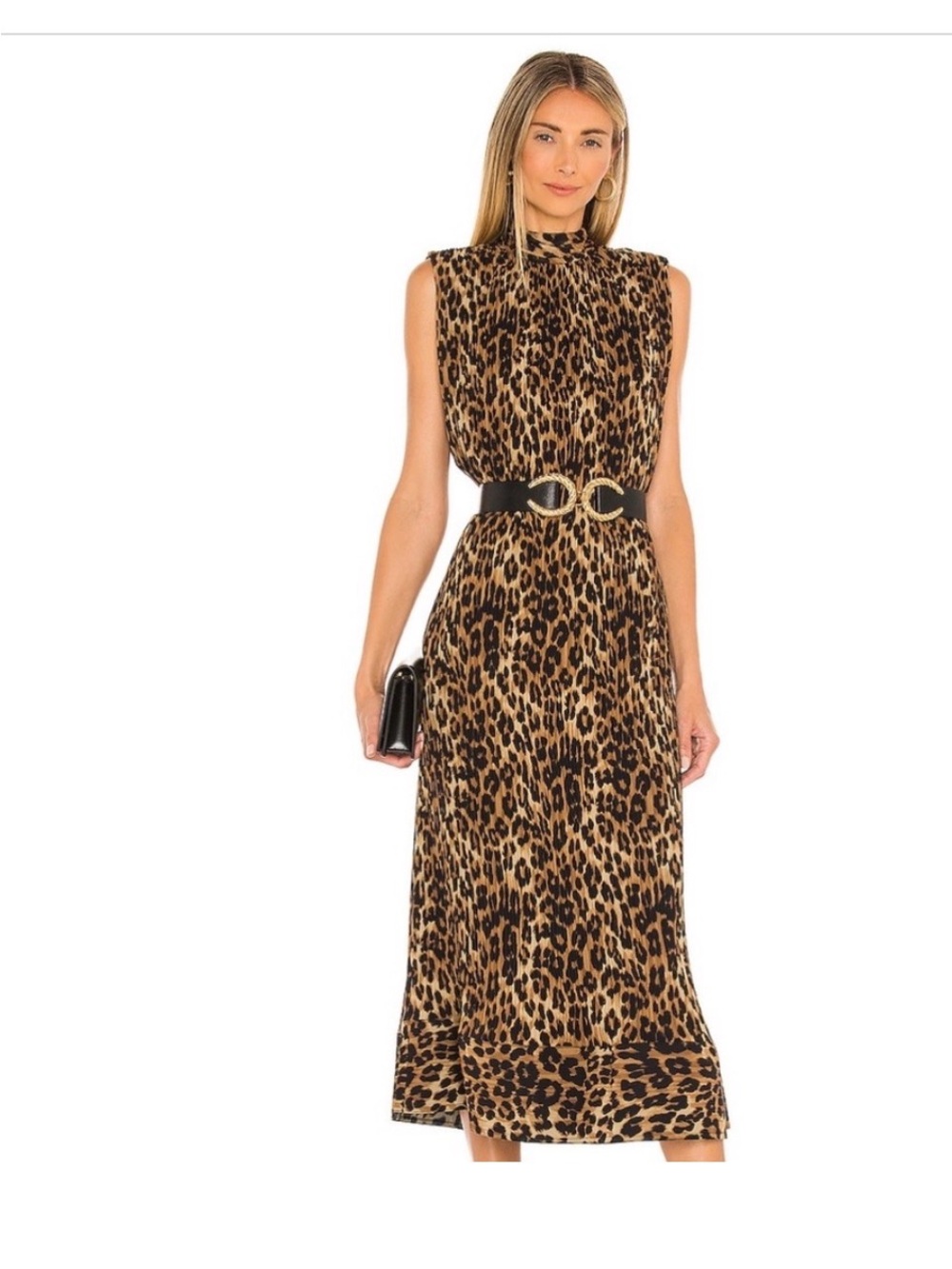 Milly Melina Leopard Pleated Dress marked $450! Size 10 NWT!